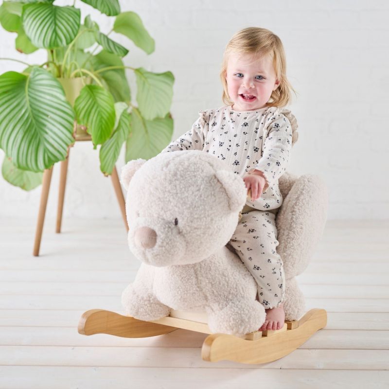 Bascule Teddy Ours Ecru