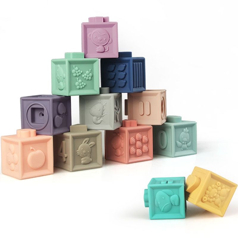 Mes premiers cubes éducatifs (12 pièces)